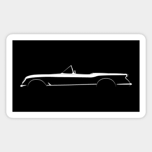 Chevrolet Corvette (C1 1953) Silhouette Magnet